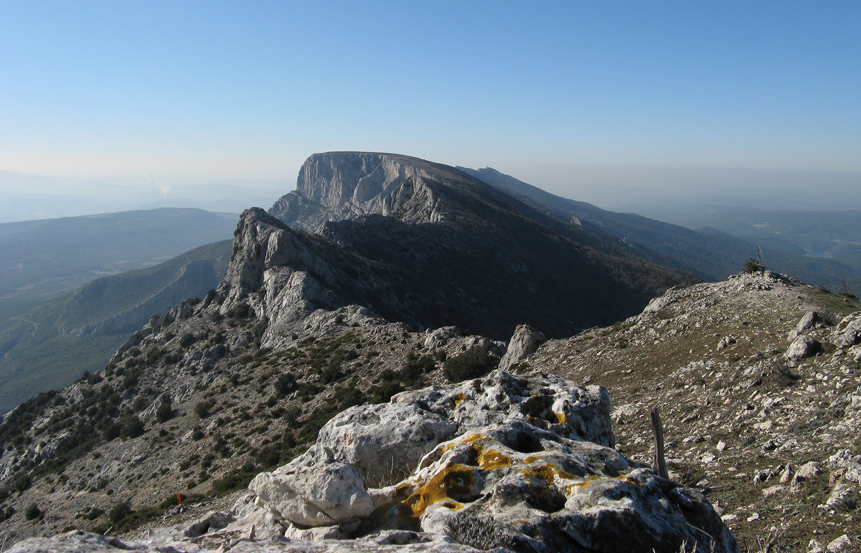 Crêtes de Sainte-Victoire depuis le Pic des Mouches