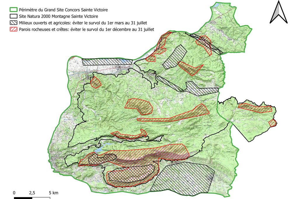 Zones de sensibilité majeure du Grand Site