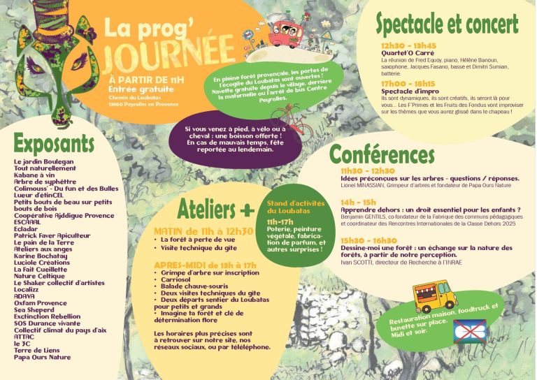 Programme journée Fête du Loubatas" Peyrolles