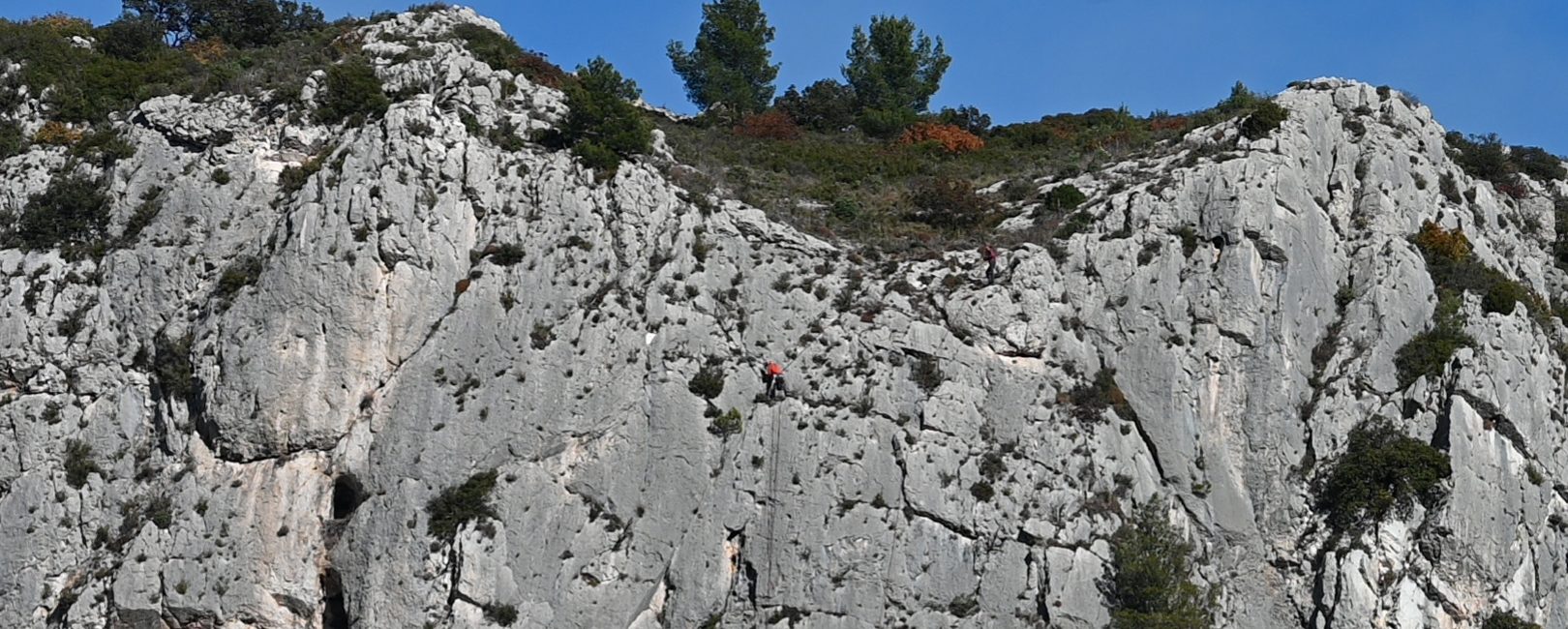 Déséquipement secteur escalade Marine Gauche