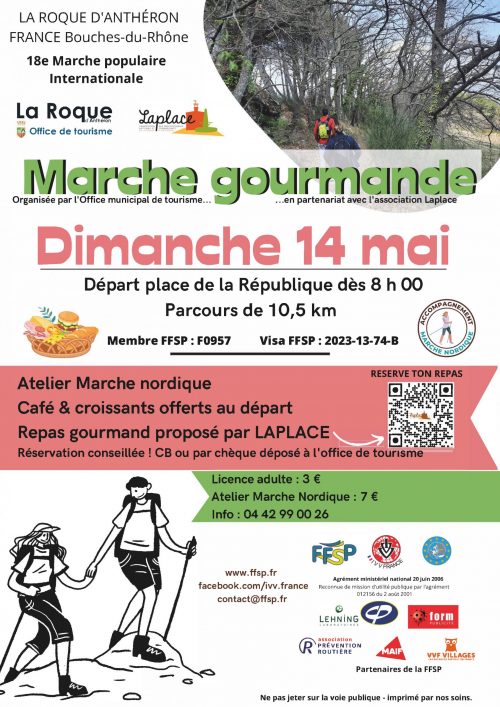 Marche populaire gourmande - Roque d'Anthéron