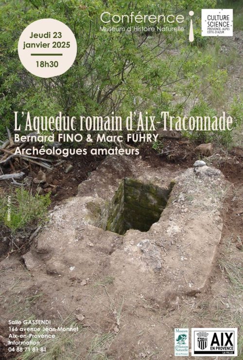 Conférence l’aqueduc romain d’Aix-Traconnade